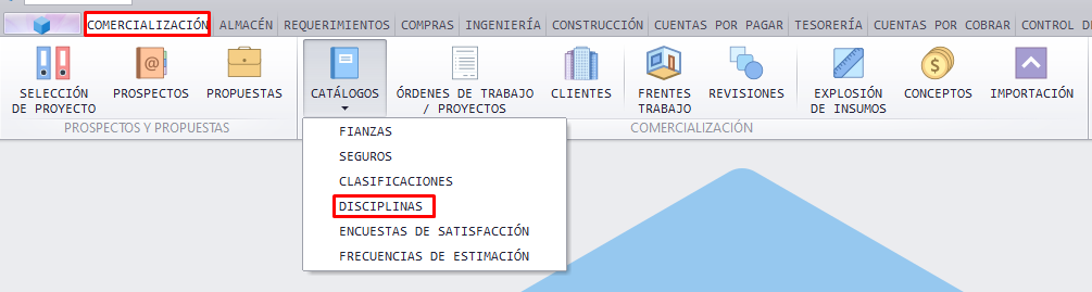 Acceso a disciplinas