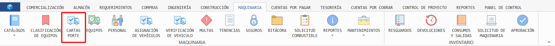 Acceso a carta porte